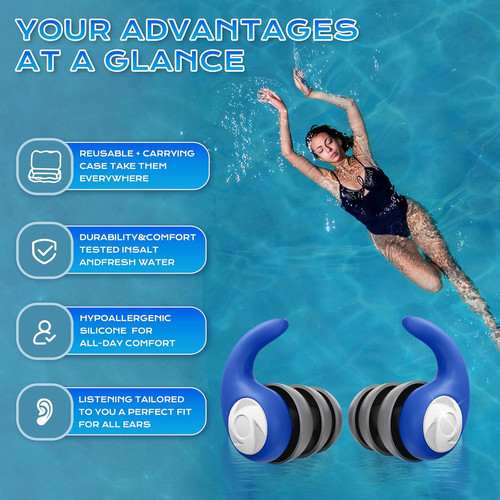 Swimming ear plugs kids - plugs,