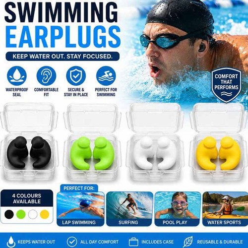 Pairs swimming ear plugs - pairs,