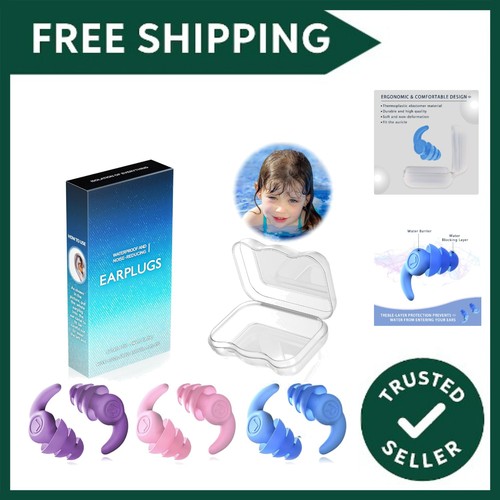 Kids swimming ear plugs 3 - kids,