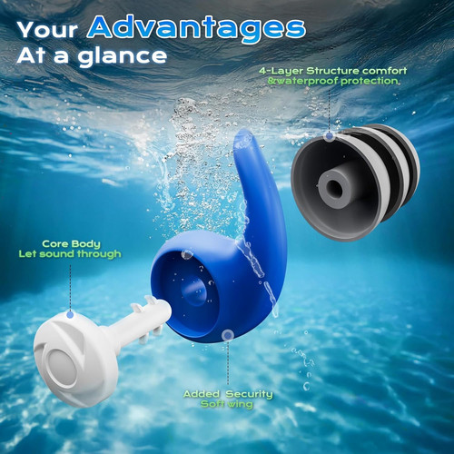 Swimming ear plugs kids - ear,