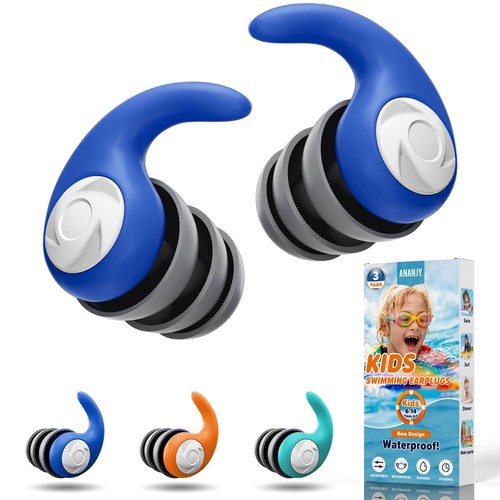 Waterproof swimming ear plugs - ear,